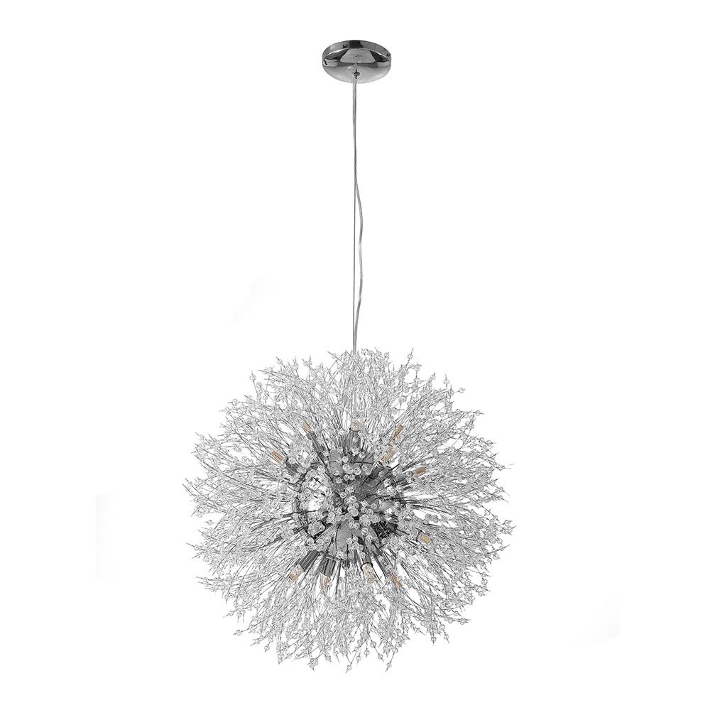 PendantLightie-Firework Sputnik Modern Crystal Chandeliers-Chandeliers-16Lt-Chrome