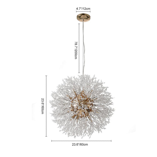 PendantLightie-Firework Sputnik Modern Crystal Chandeliers-Chandeliers-16Lt-Chrome