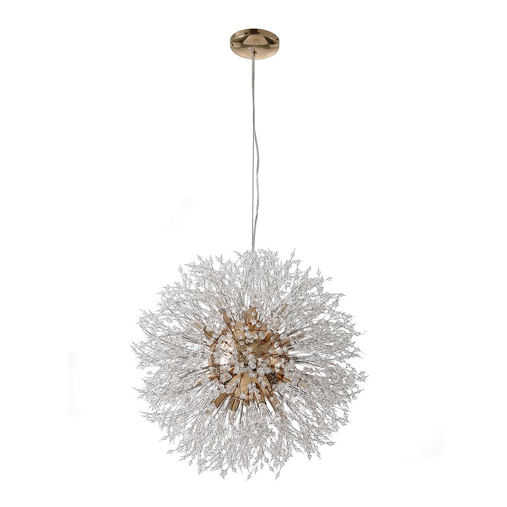PendantLightie-Firework Sputnik Modern Crystal Chandeliers-Chandeliers-16Lt-Gold