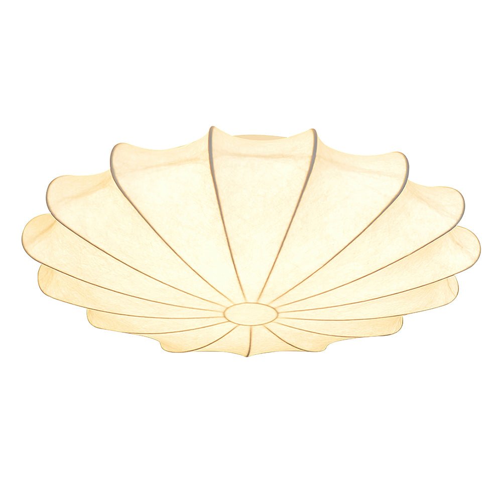 Pendantlightie-Geometric Flower Unique Silk Ceiling Light-Flush Mount-3Lt-