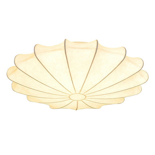 Pendantlightie-Geometric Flower Unique Silk Ceiling Light-Flush Mount-3Lt-