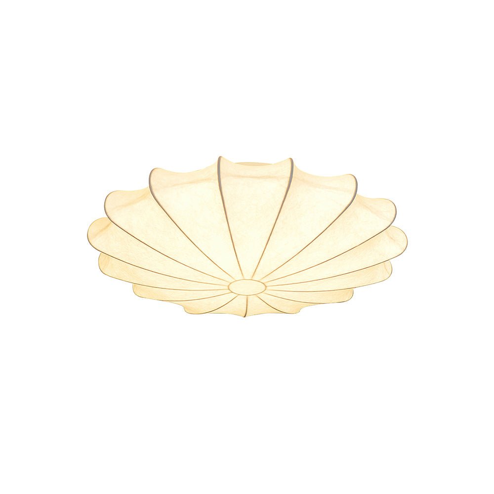 Pendantlightie-Geometric Flower Unique Silk Ceiling Light-Flush Mount-3Lt-