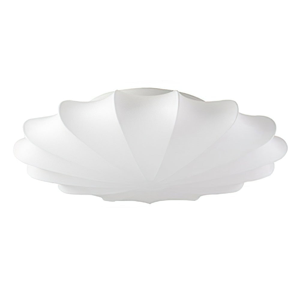 Pendantlightie-Geometric Flower Unique Silk Ceiling Light-Flush Mount-3Lt-