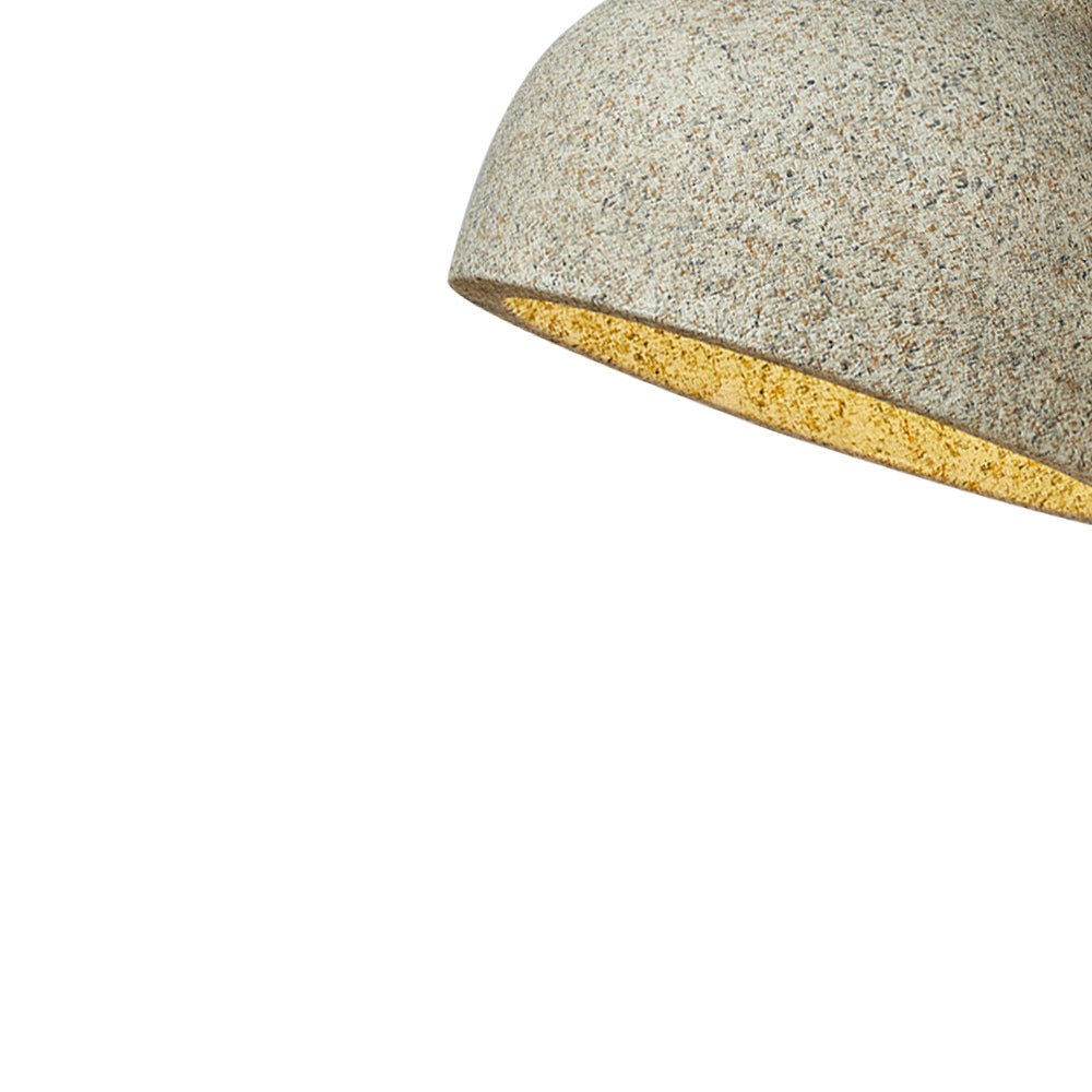 Pendantlightie-Handmade 1-Light Speckled Wabi Sabi Dome Pendant-Pendants-Dark Gray-