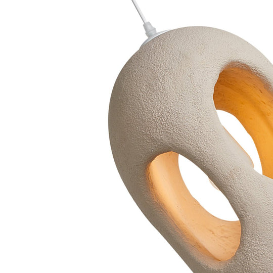 Pendantlightie-Handmade Cave Shaped Japanese Polystyrene Pendant-Pendants-A-