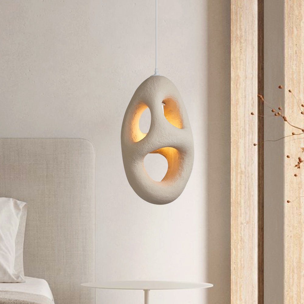 Pendantlightie-Handmade Cave Shaped Japanese Polystyrene Pendant-Pendants-B-