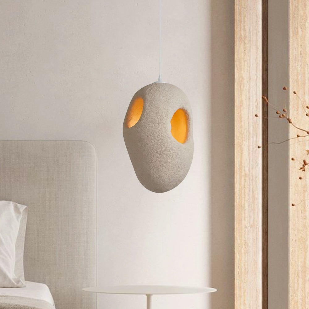 Pendantlightie-Handmade Cave Shaped Japanese Polystyrene Pendant-Pendants-C-