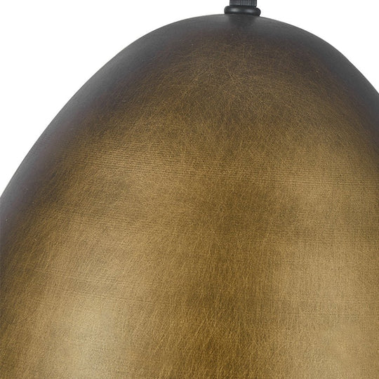 Pendantlightie-Industrial 1-Light Metal Bell Pendant Light For Dining Table-Pendants-Antique Brass-