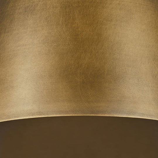 Pendantlightie-Industrial 1-Light Metal Bell Pendant Light For Dining Table-Pendants-Antique Brass-