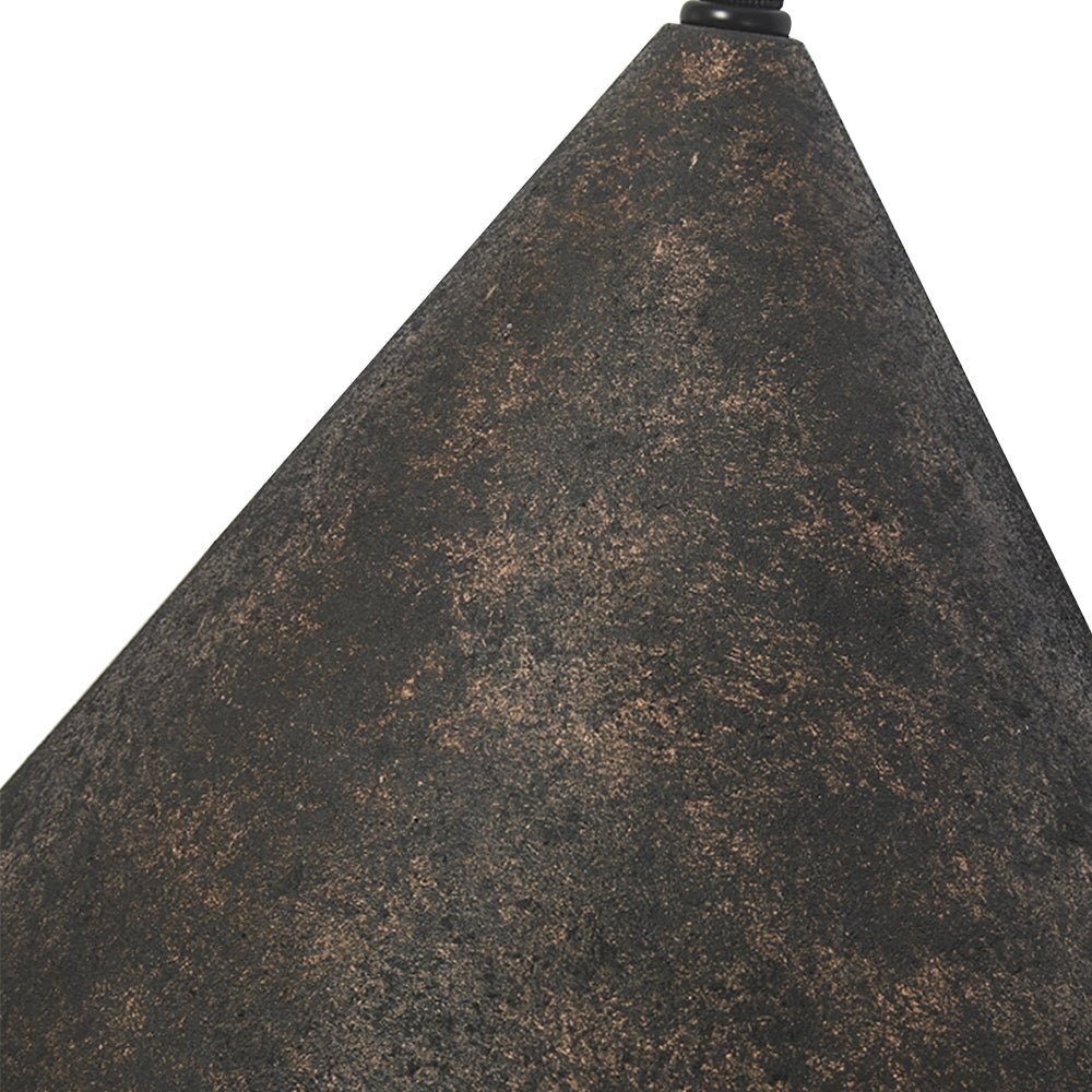 Pendantlightie-Industrial 1-Light Tapered Shape Cone Pendant Light-Pendants-Black-