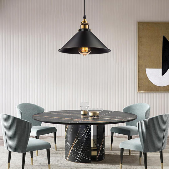 PendantLightie-Industrial Cone Single Pendant Lights-Pendants--