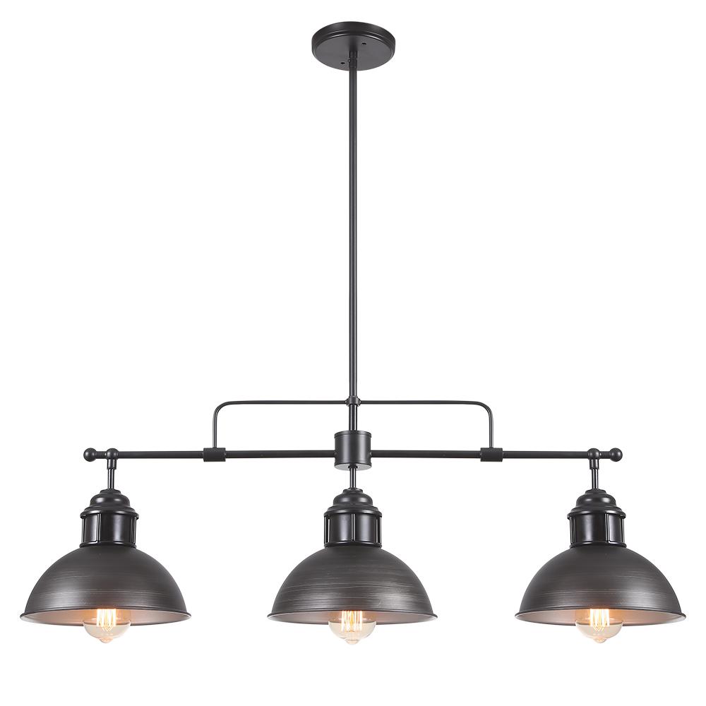 Pendantlightie-Industrial Linear Pot Lid Pendant-Pendants--