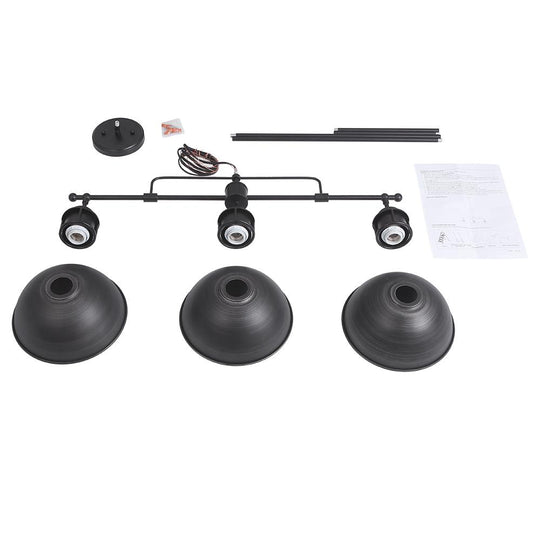Pendantlightie-Industrial Linear Pot Lid Pendant-Pendants--