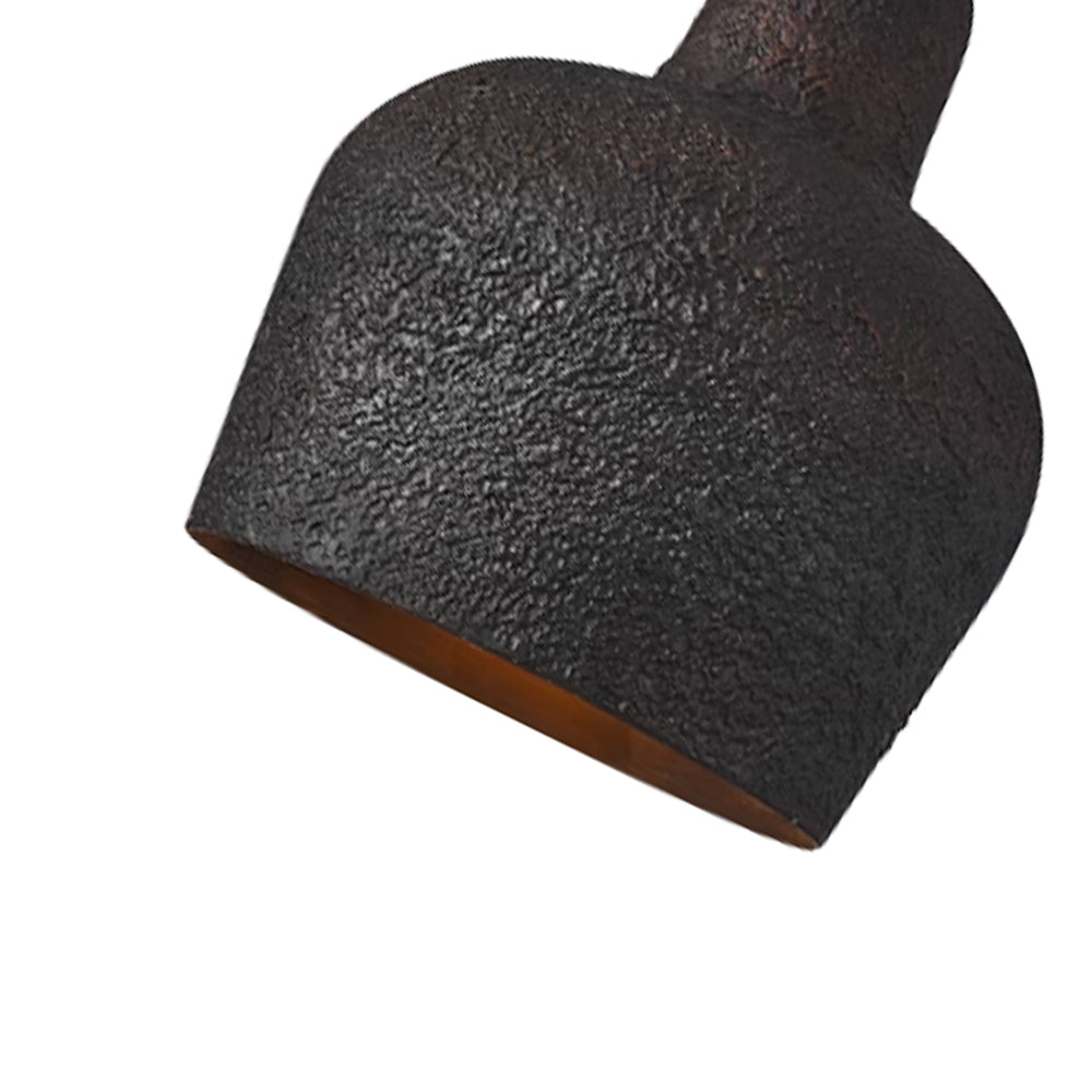 Pendantlightie-Japanese Style 1-Light Bell Pendant Light For Dining Table-Pendants-Black-