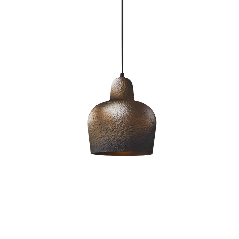 Pendantlightie-Japanese Style 1-Light Bell Pendant Light For Dining Table-Pendants-Black-