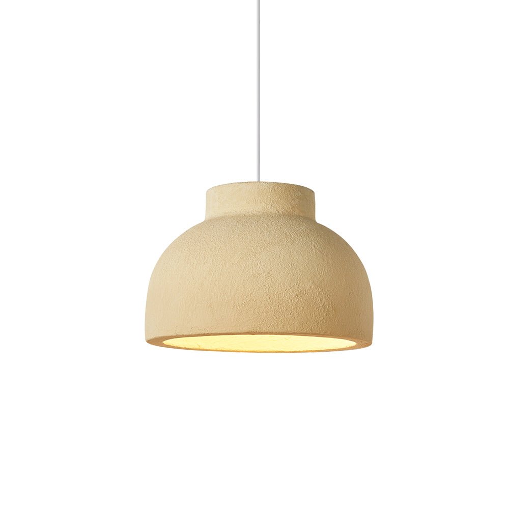 Pendantlightie-Japanese Style 1-Light Wabi Sabi Dome Pendant For Dining Table-Pendants-Small-Green