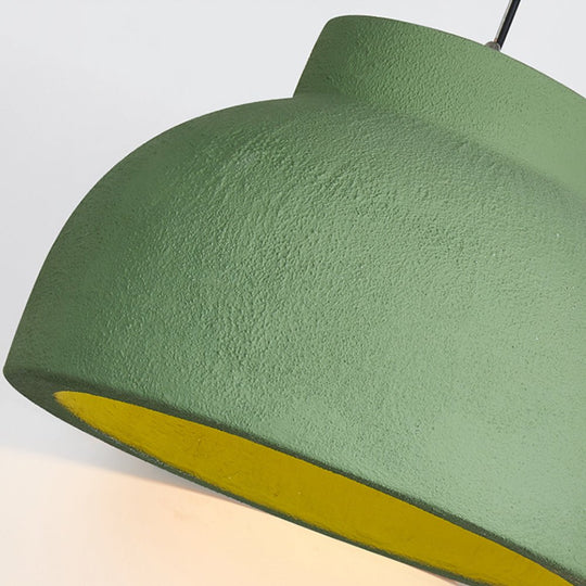 Pendantlightie-Japanese Style 1-Light Wabi Sabi Dome Pendant For Dining Table-Pendants-Small-Green