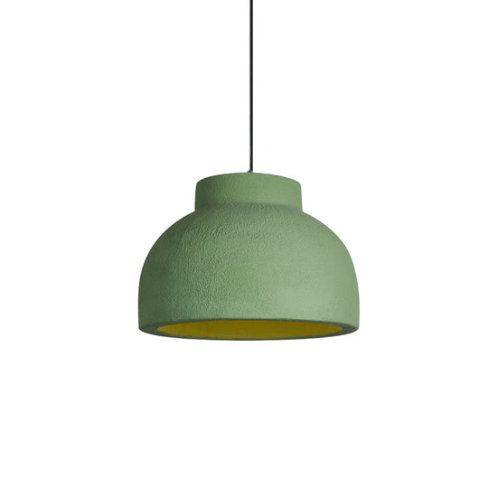 Pendantlightie-Japanese Style 1-Light Wabi Sabi Dome Pendant For Dining Table-Pendants-Small-Green