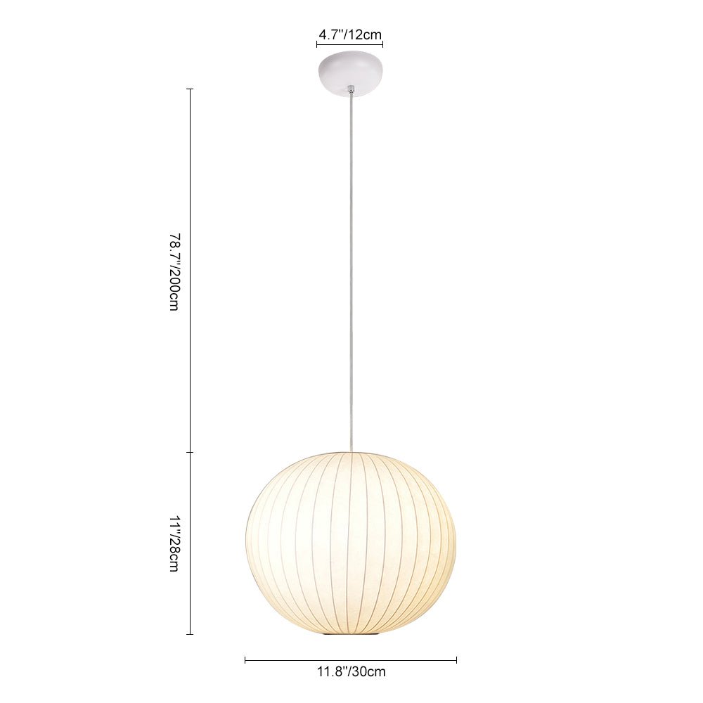 Pendantlightie-Lantern Style Ribbed White Hanging Light Fixtures-Pendants-Drum-