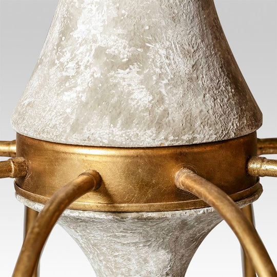 Pendantlightie-Luxe Candle Style Transitional Chandelier-Chandeliers-Gold-