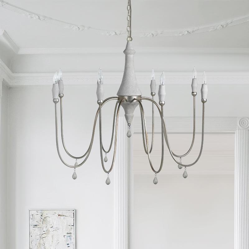 Pendantlightie-Luxe Candle Style Transitional Chandelier-Chandeliers-Gold-