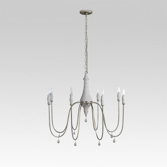 Pendantlightie-Luxe Candle Style Transitional Chandelier-Chandeliers-Gold-