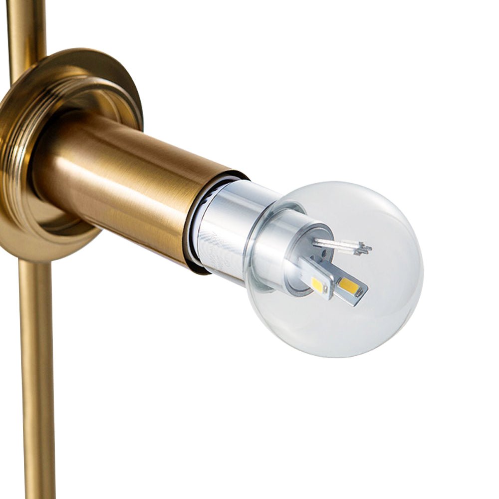 Pendantlightie-Mid-Century 1-Light Glass Globe Wall Light-Wall Light--