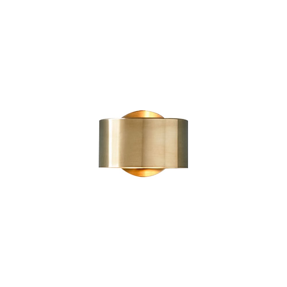 Pendantlightie-Mid-Century 1-Light Gold Wall Sconce For Bedside Living Room-Wall Light--