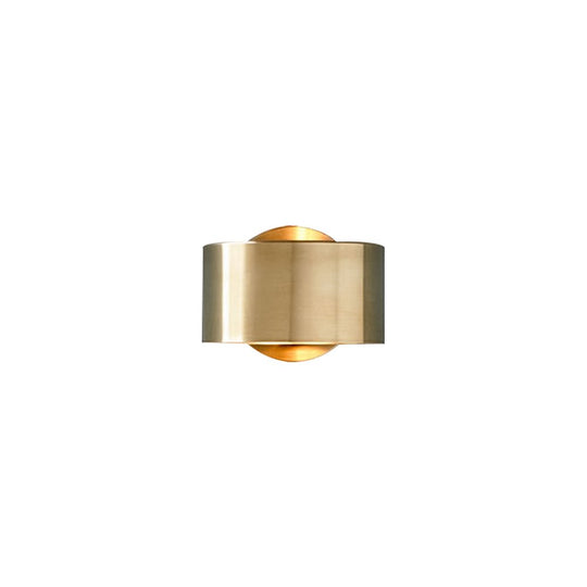 Pendantlightie-Mid-Century 1-Light Gold Wall Sconce For Bedside Living Room-Wall Light--