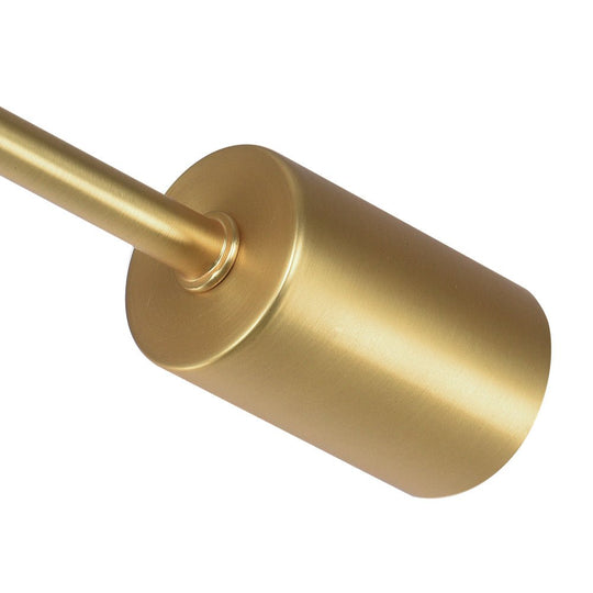 Pendantlightie-Mid-Century 6-Light Sputnik Semi Flush Ceiling Light For Living Room-Semi Flush Mount-Nickel-