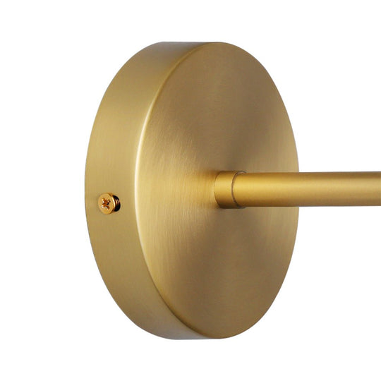Pendantlightie-Mid-Century Modern 1-Light Glass Globe Wall Sconce-Wall Light-Black-