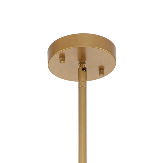 Pendantlightie-Mid-Century Modern 10-Light Sunburst Sputnik Chandelier-Chandeliers-Brass-