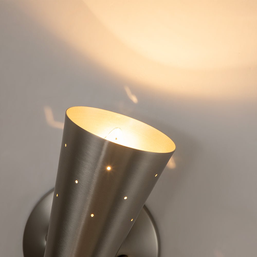 Pendantlightie-Mid-Century Modern 2-Light Starry Hourglass Wall Sconce-Wall Light-Nickel-