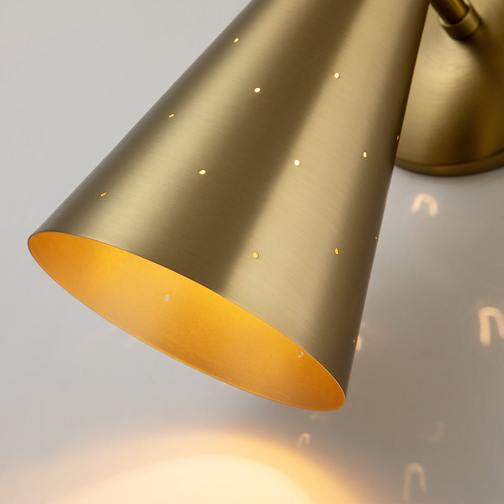 Pendantlightie-Mid-Century Modern 2-Light Starry Hourglass Wall Sconce-Wall Light-Nickel-