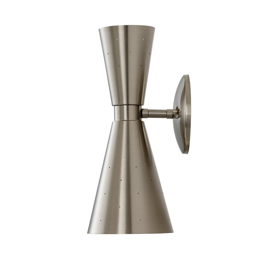 Pendantlightie-Mid-Century Modern 2-Light Starry Hourglass Wall Sconce-Wall Light-Nickel-