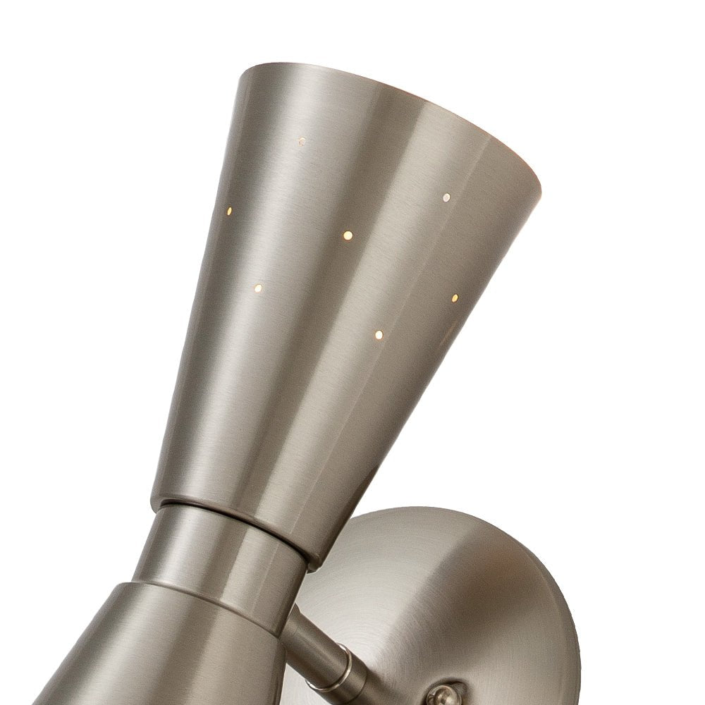 Pendantlightie-Mid-Century Modern 2-Light Starry Hourglass Wall Sconce-Wall Light-Nickel-