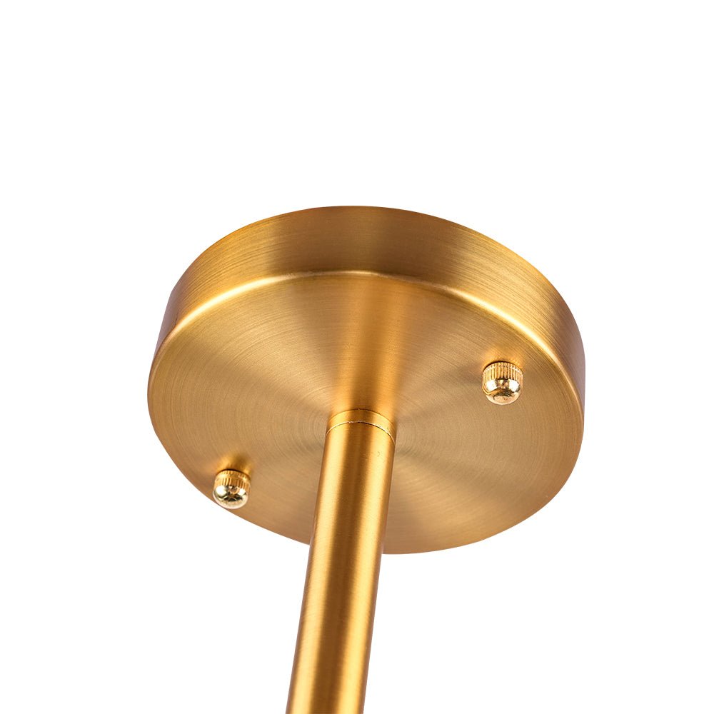 Pendantlightie-Mid-Century Modern 8-Light Sputnik Semi Flush Ceiling Light-Semi Flush Mount-Chrome-