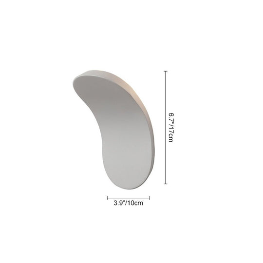Pendantlightie-Minimalist Curved Led Wall Sconce Bedside-Wall Light-White-3000K