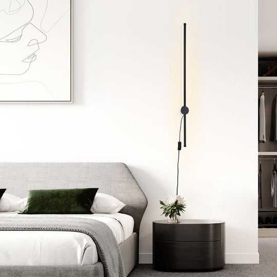 Pendantlightie-Minimalist Led Long Strip Wall Light-Wall Light--
