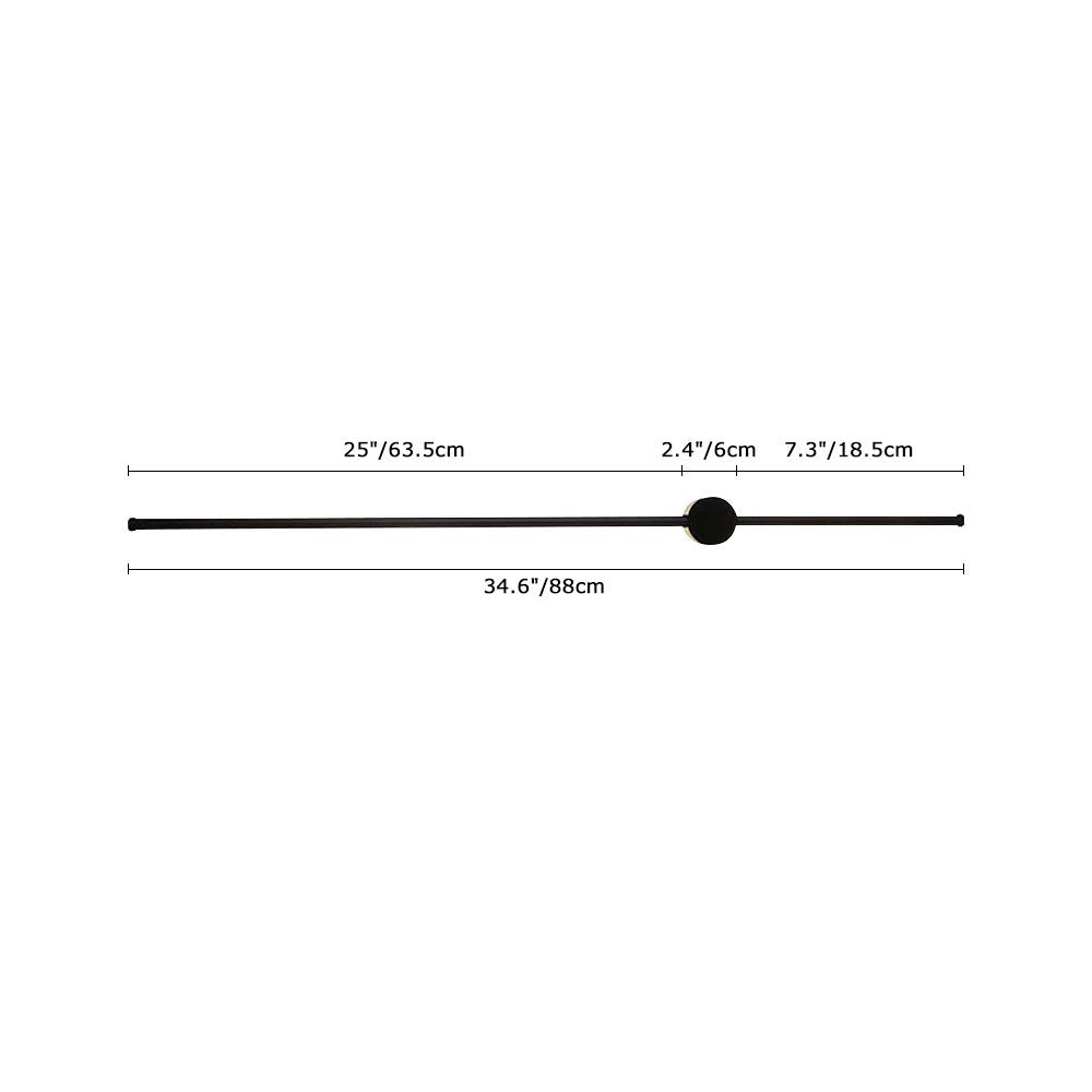 Pendantlightie-Minimalist Led Long Strip Wall Light-Wall Light--