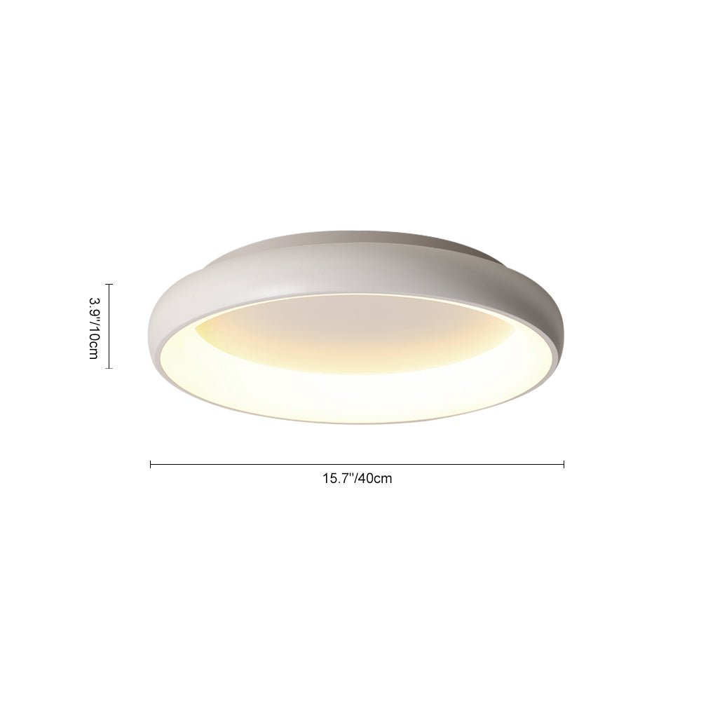 Pendantlightie-Minimalist Simple Round Led Ceiling Light-Flush Mount-Cool White Light-