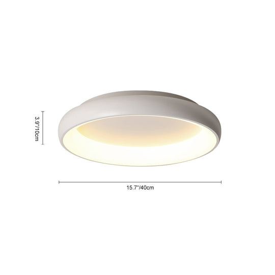 Pendantlightie-Minimalist Simple Round Led Ceiling Light-Flush Mount-Cool White Light-