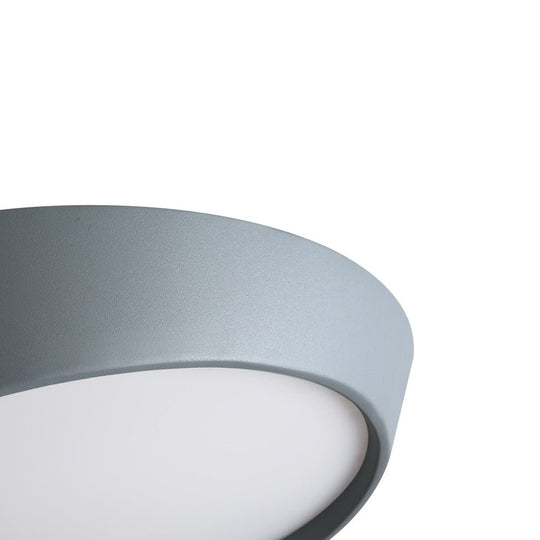 Pendantlightie-Minimalist Slant Led Flush Mount Ceiling Light-Flush Mount-White-Cool White Light