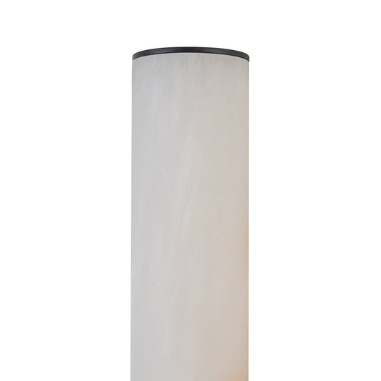 Pendantlightie-Modern 1-Light Cylinder Led Marble Vanity Light-Wall Light-Black-