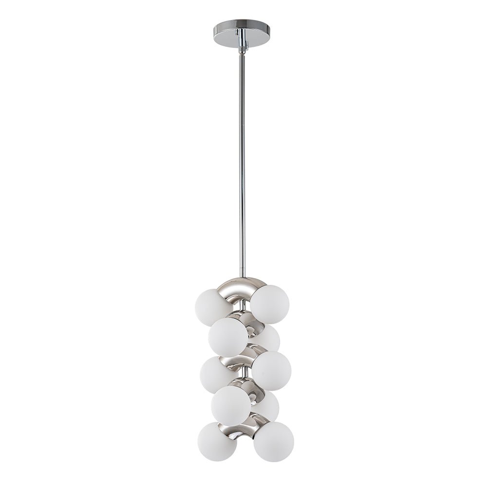 Pendantlightie-Modern 10-Light Layer Glass Globe Pendant Light-Pendants--