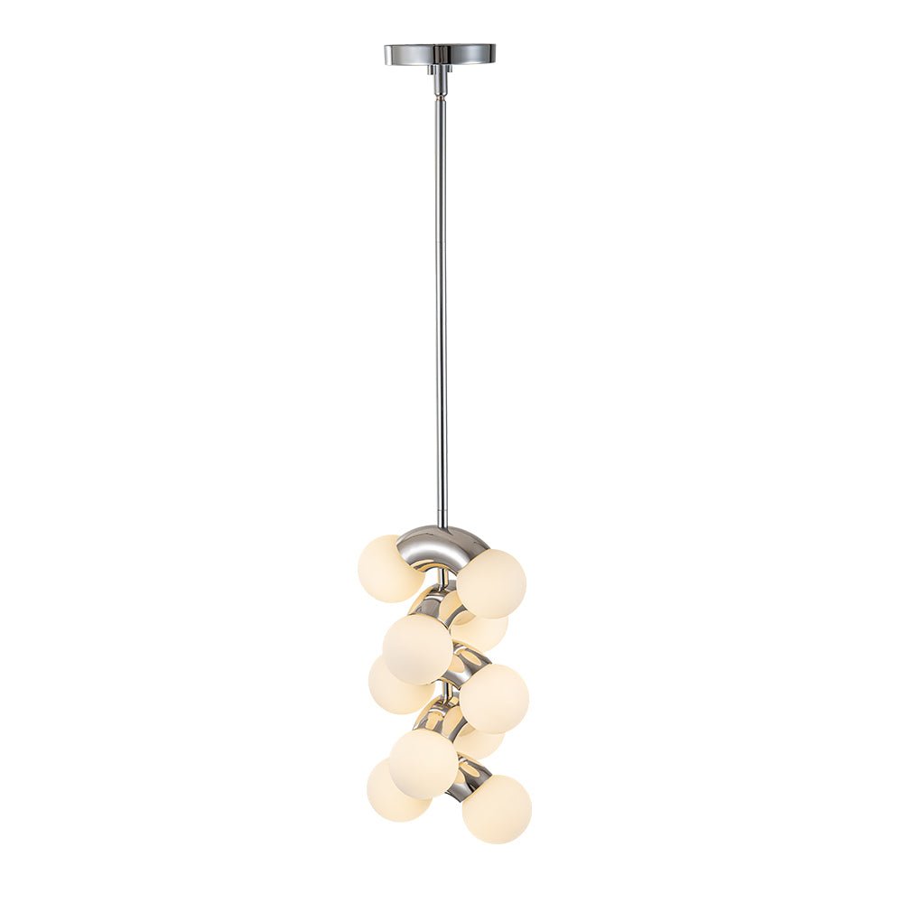 Pendantlightie-Modern 10-Light Layer Glass Globe Pendant Light-Pendants--