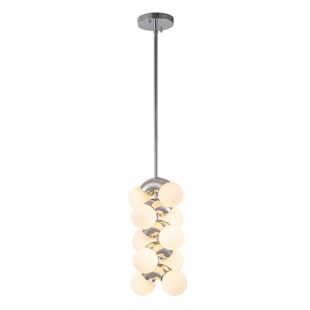 Pendantlightie-Modern 10-Light Layer Glass Globe Pendant Light-Pendants--