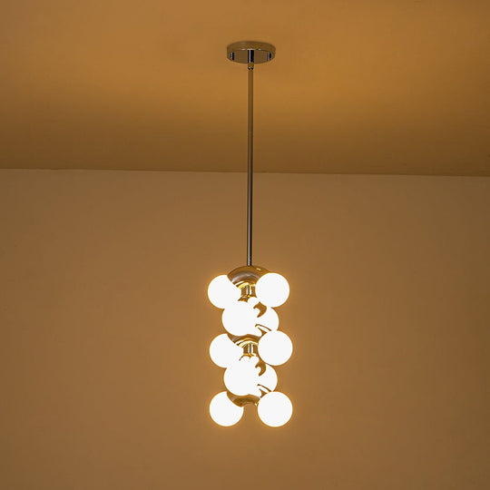 Pendantlightie-Modern 10-Light Layer Glass Globe Pendant Light-Pendants--