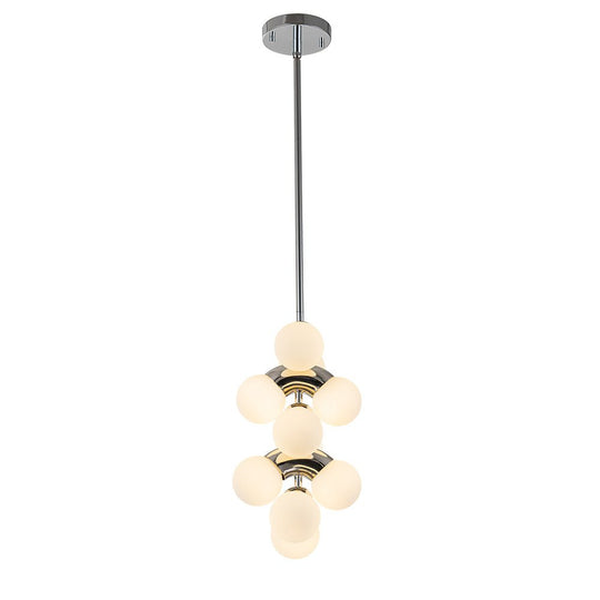 Pendantlightie-Modern 10-Light Layer Glass Globe Pendant Light-Pendants--
