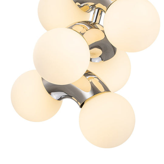 Pendantlightie-Modern 10-Light Layer Glass Globe Pendant Light-Pendants--